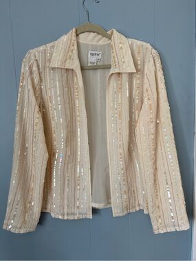 Together Light Cream Blouse with Soft Sheen